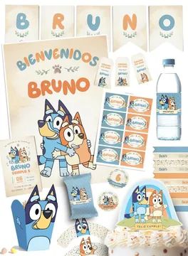 Kit imprimible Bluey