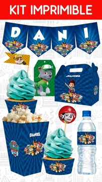 Kit imprimible Paw Patrol
